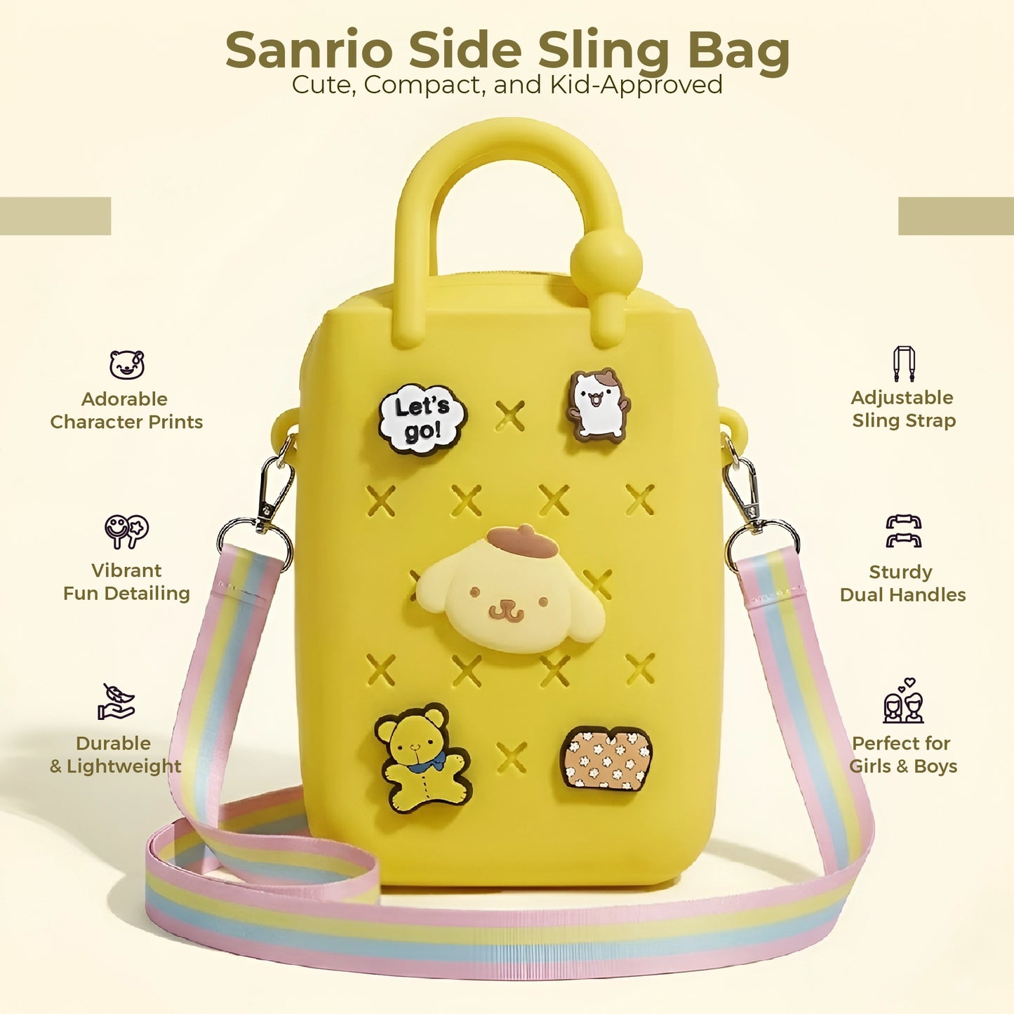 Sanrio Mini Silicone Sling Bag