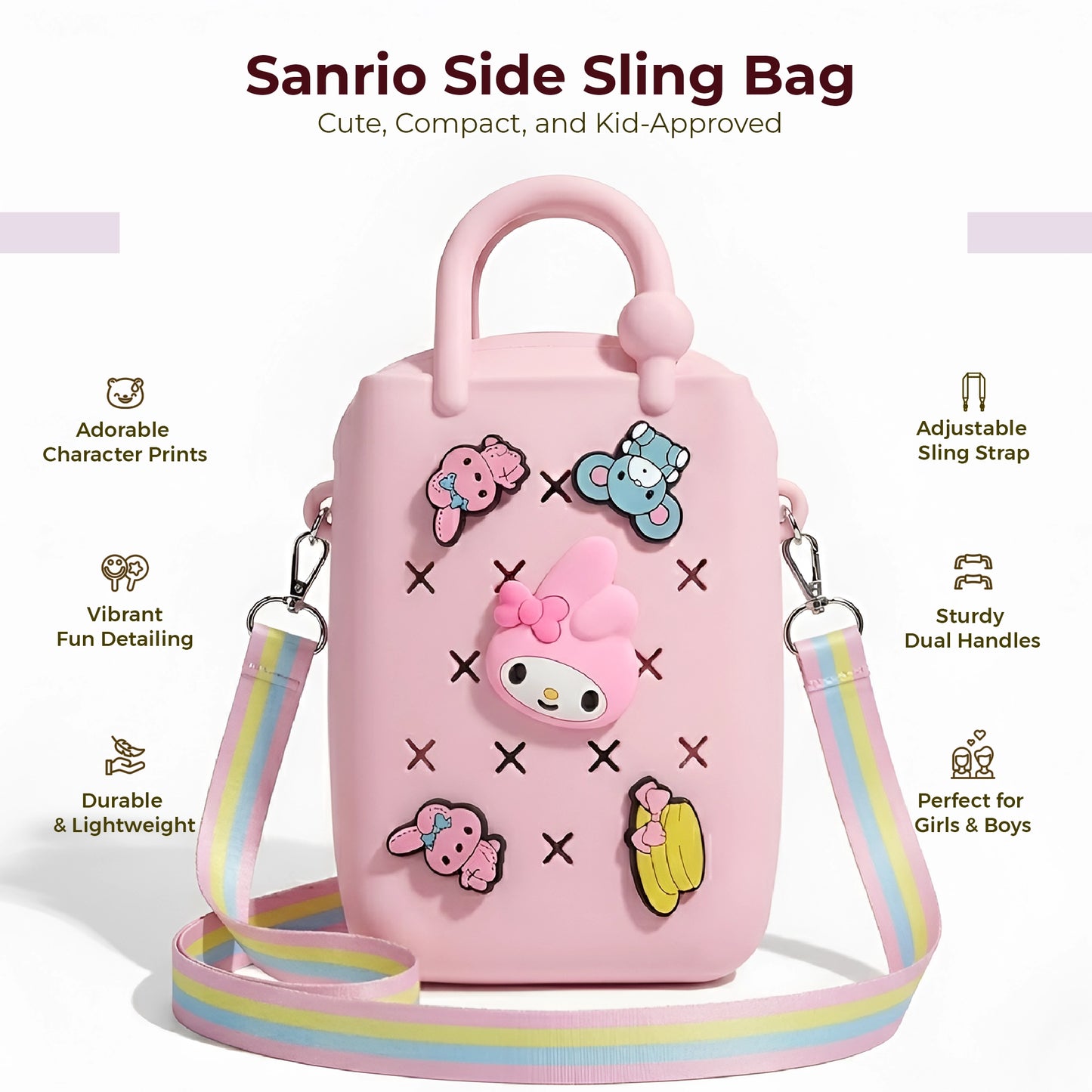 Sanrio Mini Silicone Sling Bag