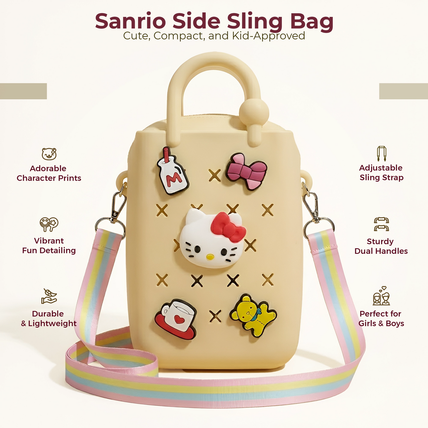 Sanrio Mini Silicone Sling Bag