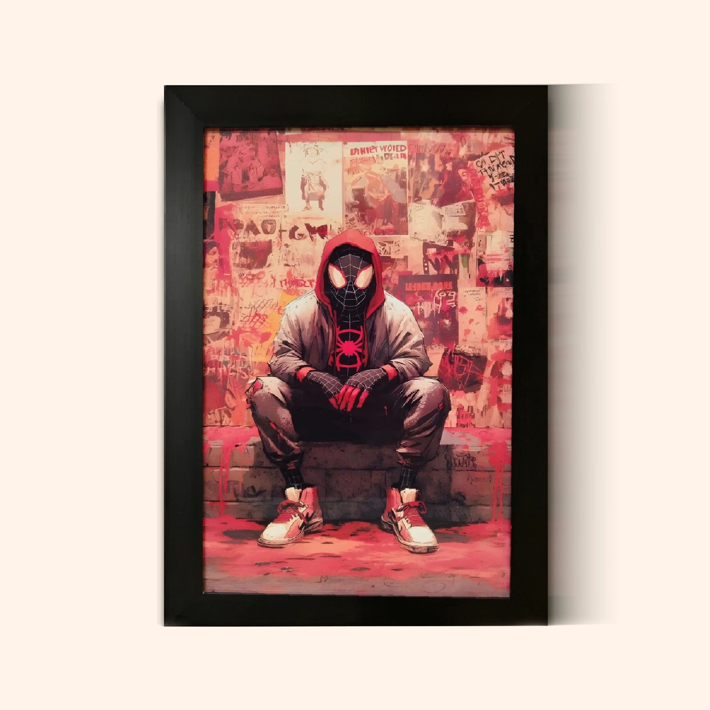Spiderman Photo Frame | Marvel Framed Poster | A4 Size