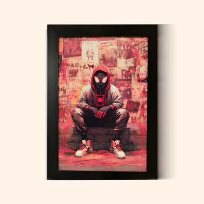 Spiderman Photo Frame | Marvel Framed Poster | A4 Size