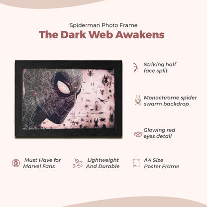 Spiderman Photo Frame | Marvel Framed Poster | A4 Size