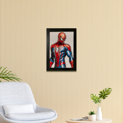 Spiderman Photo Frame | Marvel Framed Poster | A4 Size