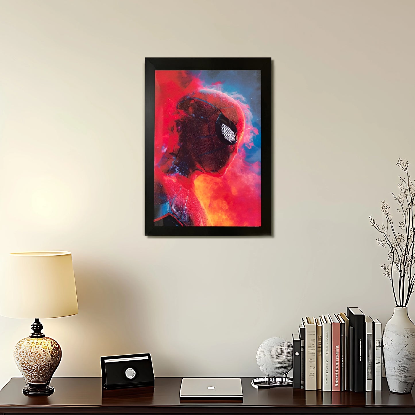 Spiderman Photo Frame | Marvel Framed Poster | A4 Size