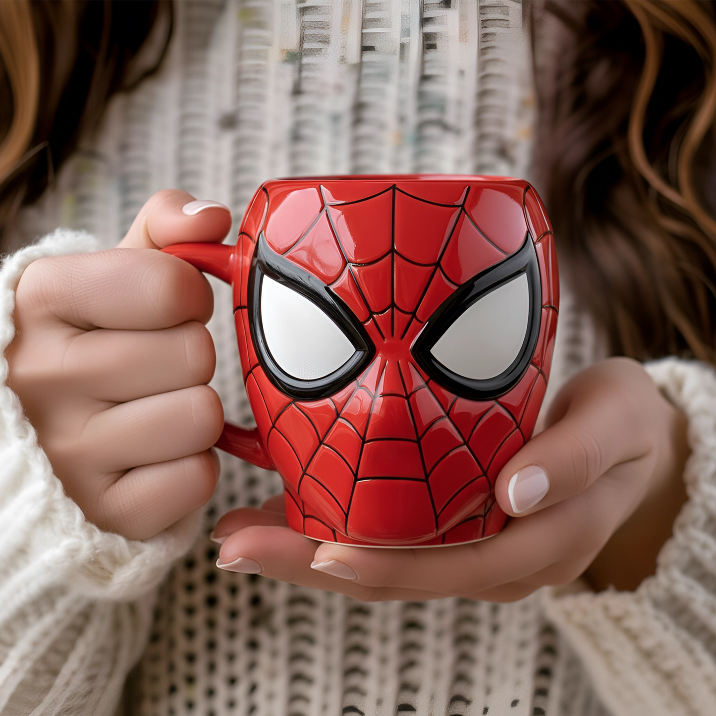 Spiderman 3-D Sculpted Avengers Ceramic Mug for Tea, Coffee