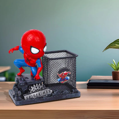 Spiderman Avenger Metal Pen Stand | Pen Holder for Desk