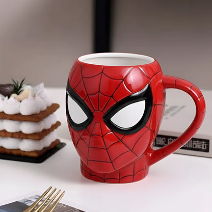 Spiderman 3-D Sculpted Avengers Ceramic Mug for Tea, Coffee
