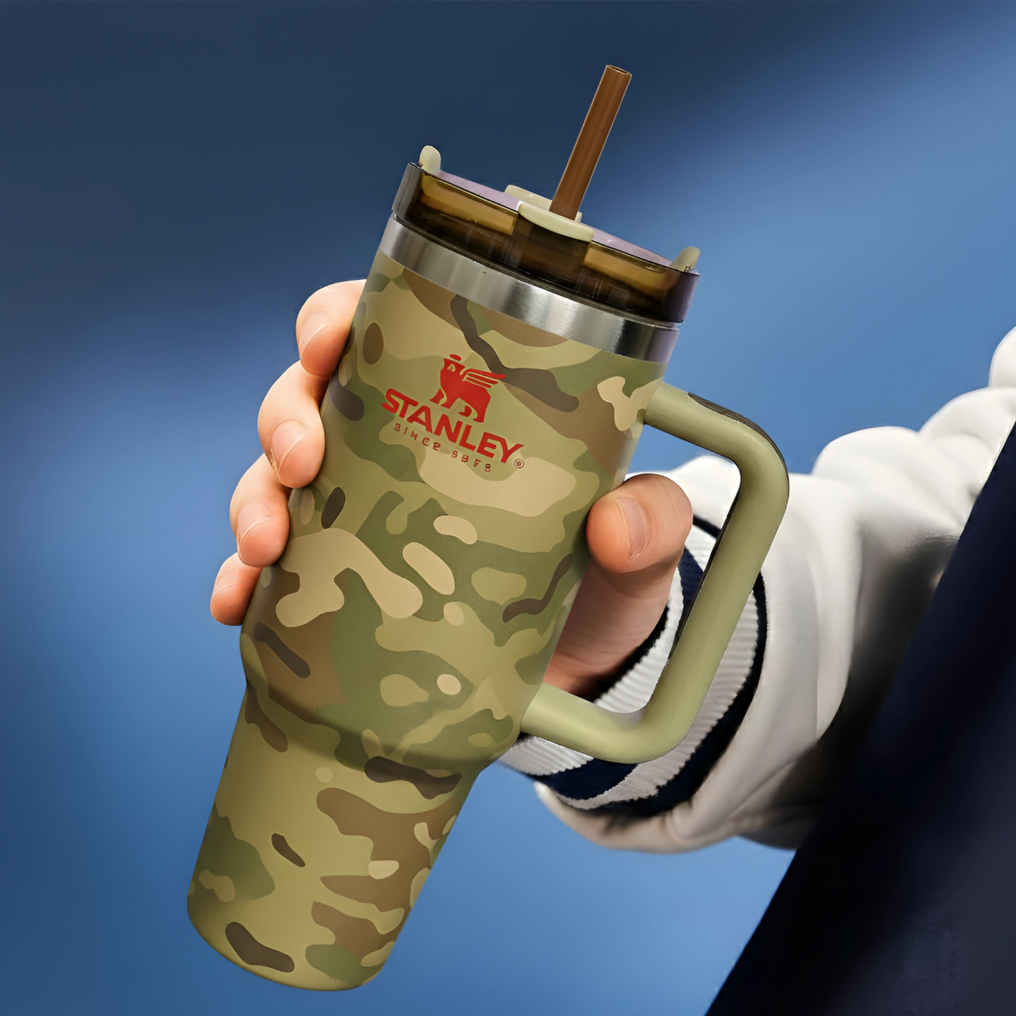 Stanley Military Bottle Tumbler | Vacuum Insulated | Ideal for Hot and Cold | Thirst Quencher Sipper | 1.18 litres
