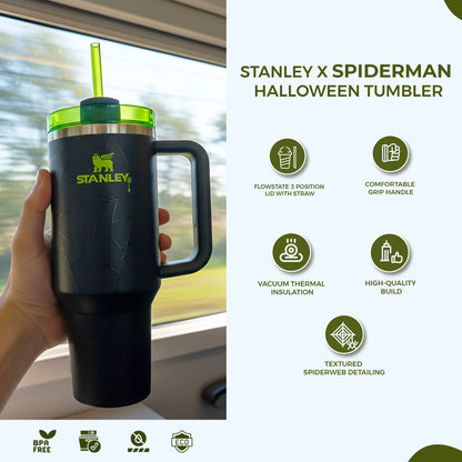 Stanley X Spiderman Halloween QuencherTumbler |1.18 litres
