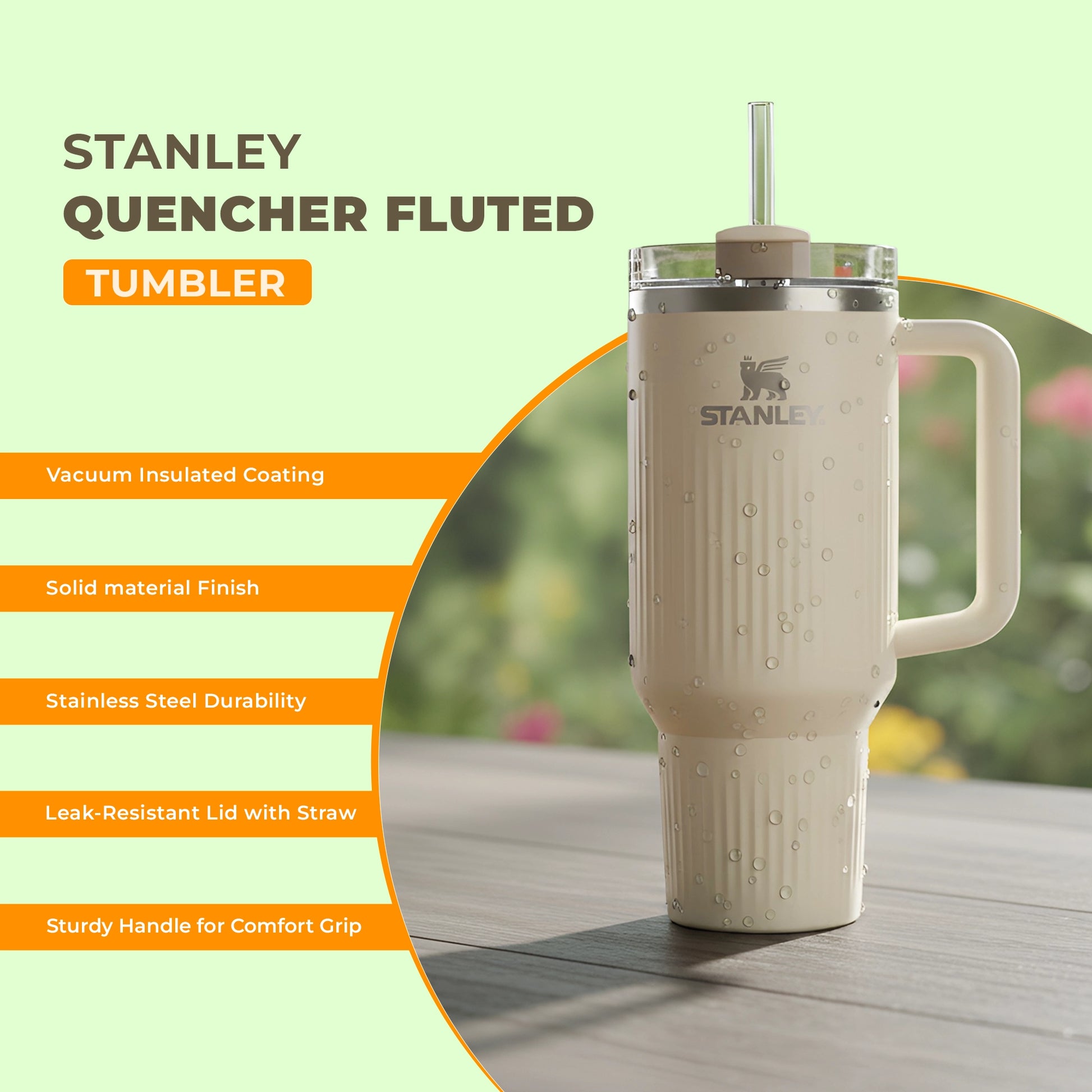 Tumbler With Straw Stanley
