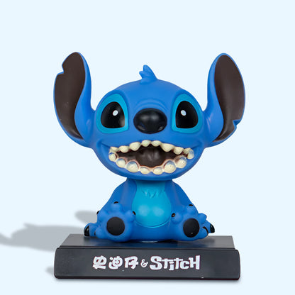 Cute Stitch Cartoon Bobble Head | Fun Collectible Display Toy
