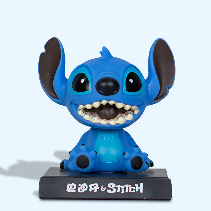 Cute Stitch Cartoon Bobble Head | Fun Collectible Display Toy