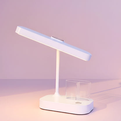 Rechargeable LED Study Lamp with Adjustable Head | In-Built Pen Holder