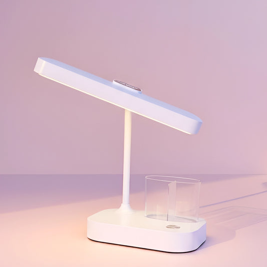 Rechargeable LED Study Lamp with Adjustable Head | In-Built Pen Holder