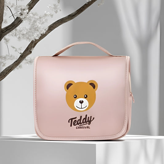 Teddy Toiletry Travel Storage Bag | Portable Makeup Kit | Large Capacity & Waterproof