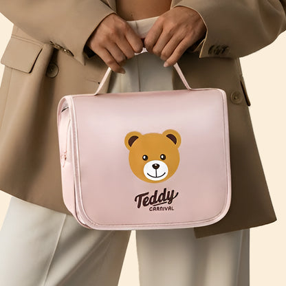 Teddy Toiletry Travel Storage Bag | Portable Makeup Kit | Large Capacity & Waterproof