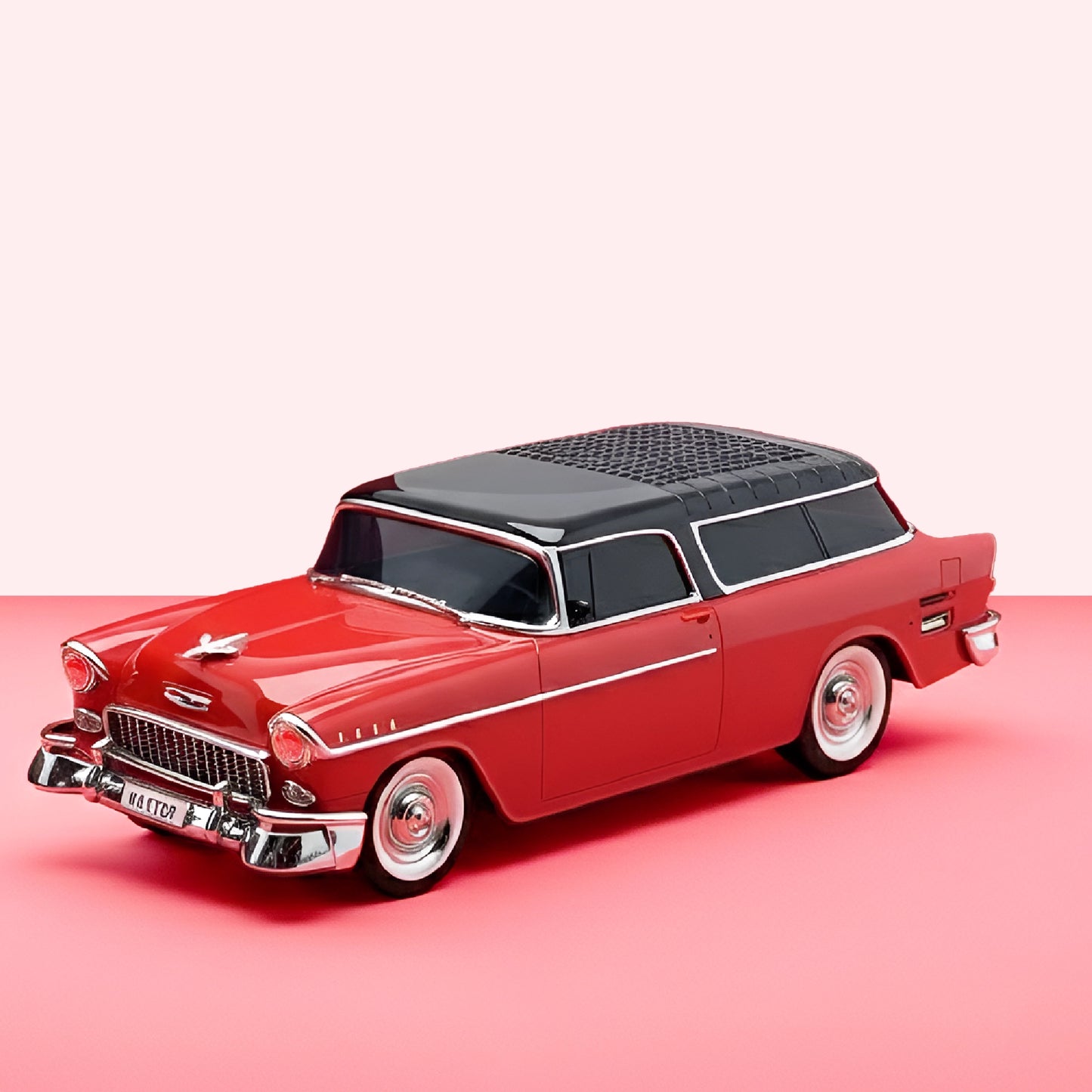 WS-1955 Retro Sedan Wireless Bluetooth Speaker | 10W High-Bass Audio Output Portable BT USB/TF/FM Playback | 1500mAh Rechargeable Battery