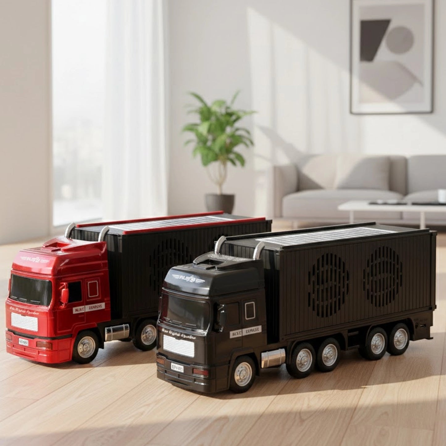 WS-691 Wireless Truck Mini Multimedia Bluetooth Speaker | Solar Powered Charging | 10W Output | 1200mAh Rechargeable Battery