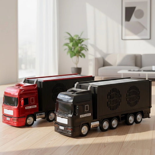 WS-691 Wireless Truck Mini Multimedia Bluetooth Speaker | Solar Powered Charging | 10W Output | 1200mAh Rechargeable Battery