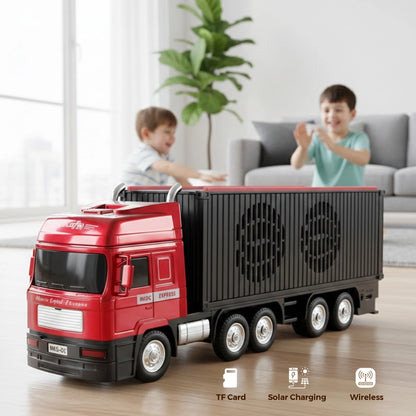 WS-691 Wireless Truck Mini Multimedia Bluetooth Speaker | Solar Powered Charging | 10W Output | 1200mAh Rechargeable Battery