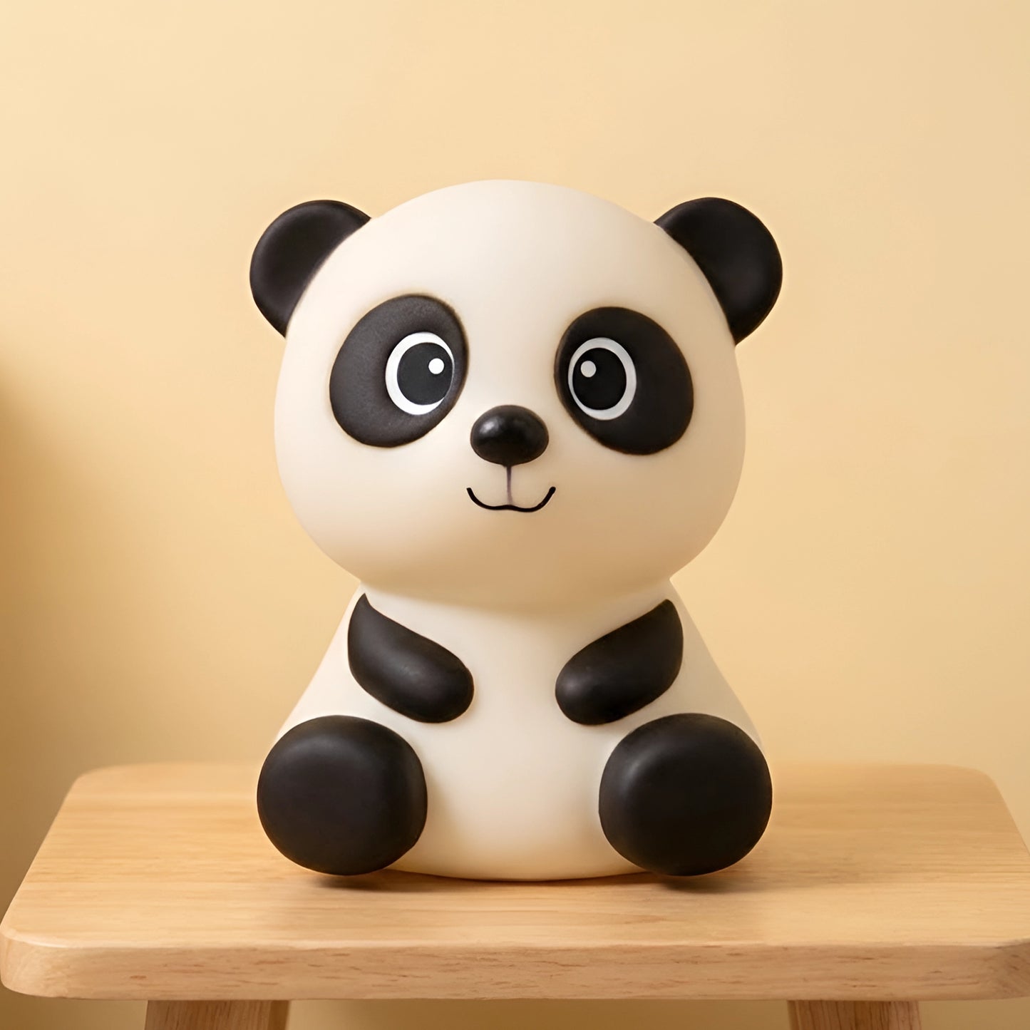 Cute Panda Silicone LED Night Lamp | Squishy Light Toy for Kids with Touch Sensor
