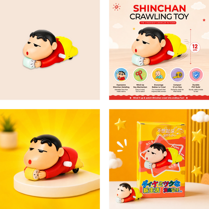 Shinchan Crawling Baby Toy | Wind-Up Key Toy for Kids