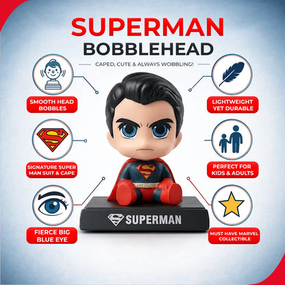 Superman Bobble Head | Superhero Desk Toy